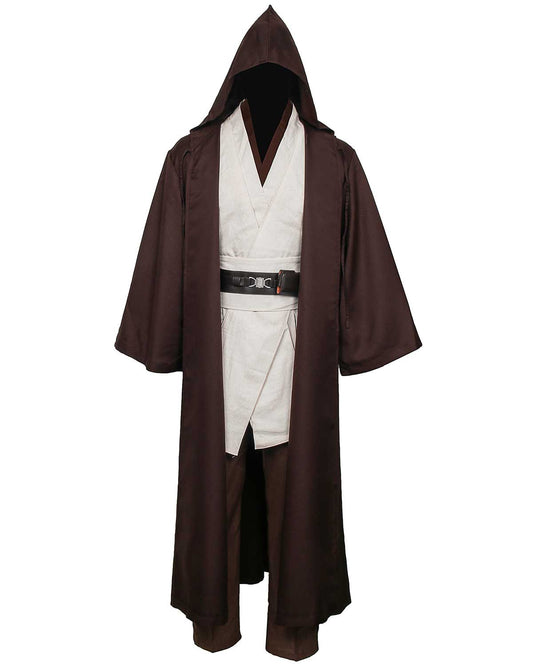 Star Wars Obi Wan Kenobi Jedi Halloween Cosplay Costume Vikidoky