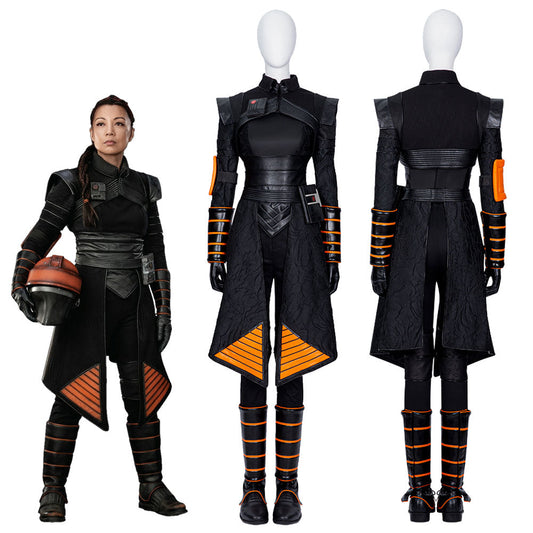 Star Wars The Book of Boba Fett Fennec Shand Cosplay Costume Vikidoky