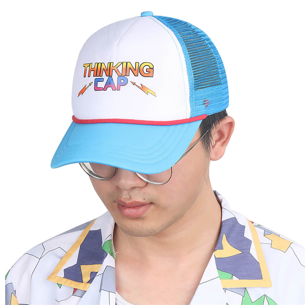 Thinking Baseball Cap Dustin Henderson Hat (Ready to Ship) Vikidoky