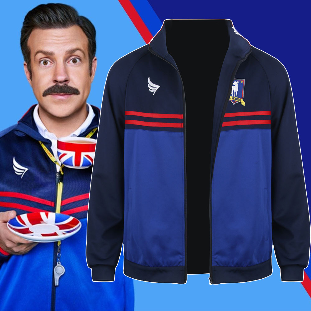 Ted Lasso Jason Sudeikis Track Jacket Vikidoky