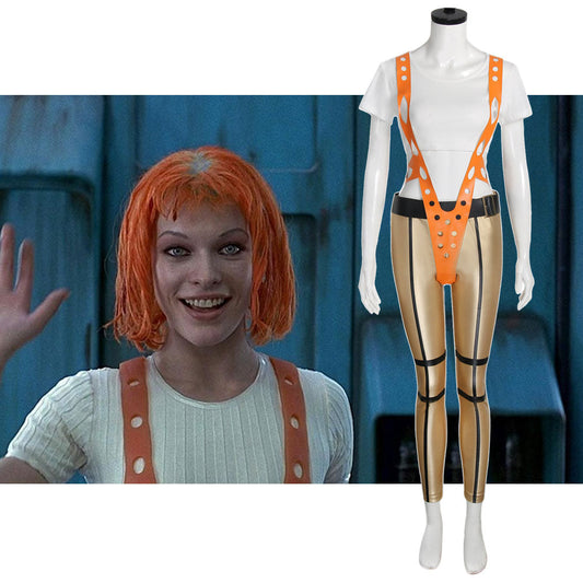 The Fifth 5th Element Leeloo Cosplay Costume Vikidoky