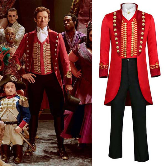 The Greatest Showman Cosplay Costume P. T. Barnum Circus Ringmaster Outfits (Ready to Ship) Vikidoky