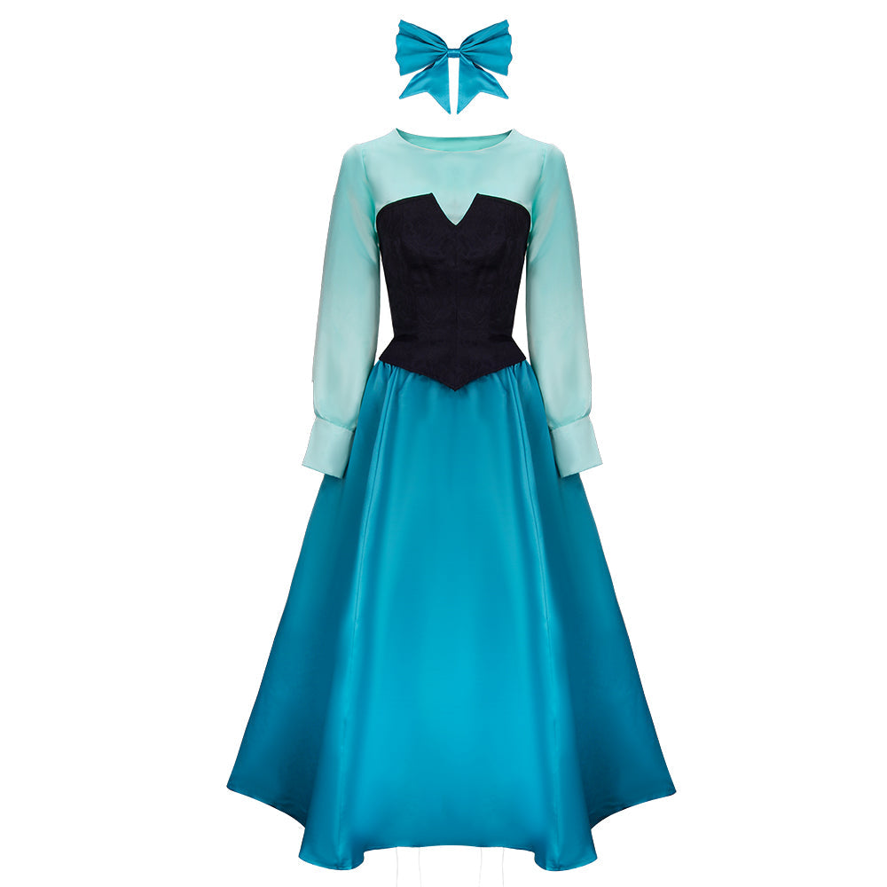 Vikidoky Ariel Blue Dress The Little Mermaid Cosplay Costume VikiDoky Vikidoky Ariel Blue Dress The Little Mermaid Cosplay Costume VikiDoky