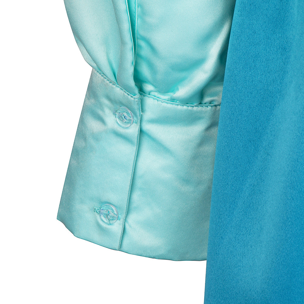 Ariel Blue Dress The Little Mermaid Cosplay Costume (Ready to Ship) Vikidoky