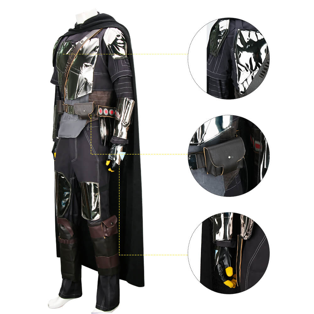 The Mandalorian Season 3 Din Djarin Outfits Cosplay Costume Star Wars Vikidoky