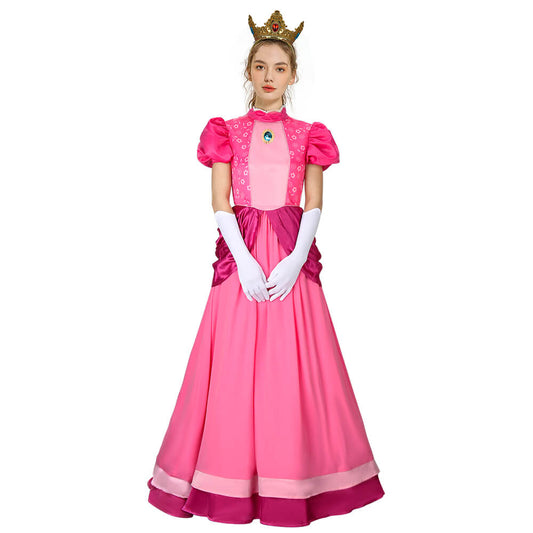 Princess Peach Cosplay Costume The Super Mario Bros. Movie Vikidoky