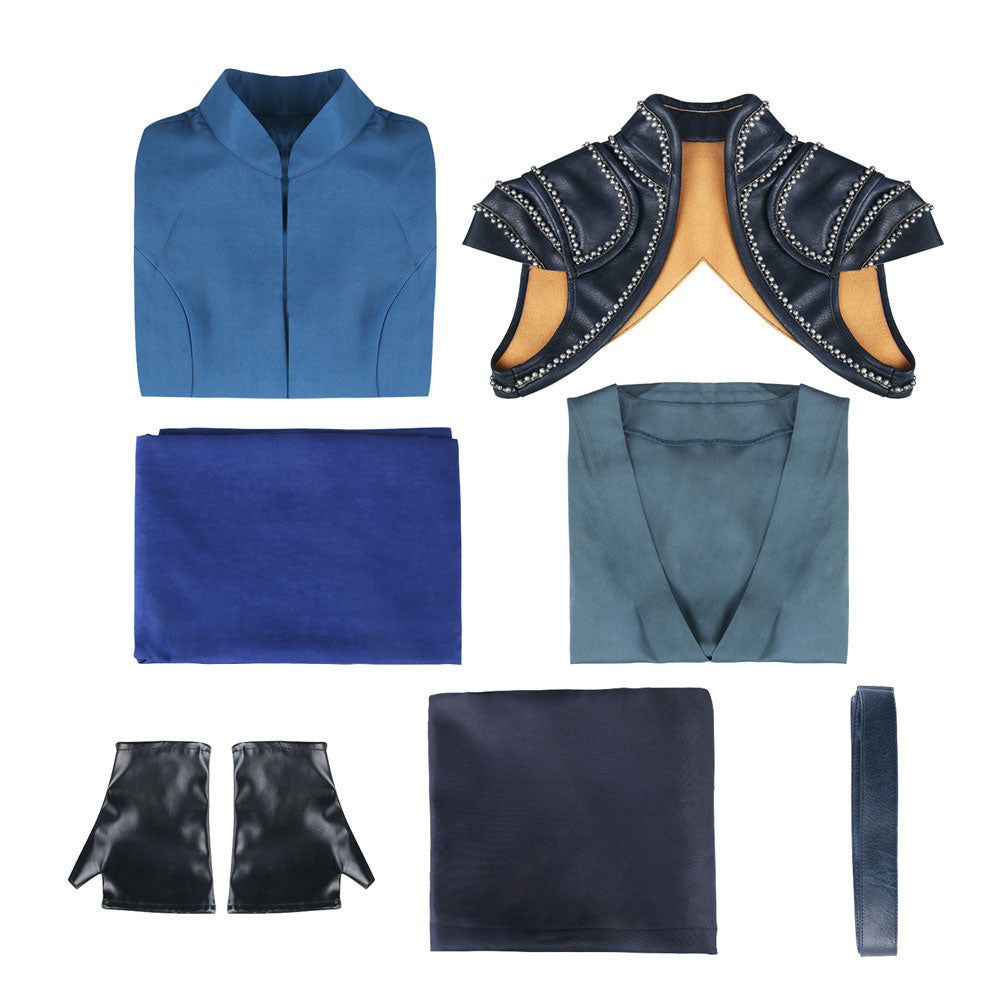 The Wheel of Time Moiraine Damodred Cosplay Costume Vikidoky