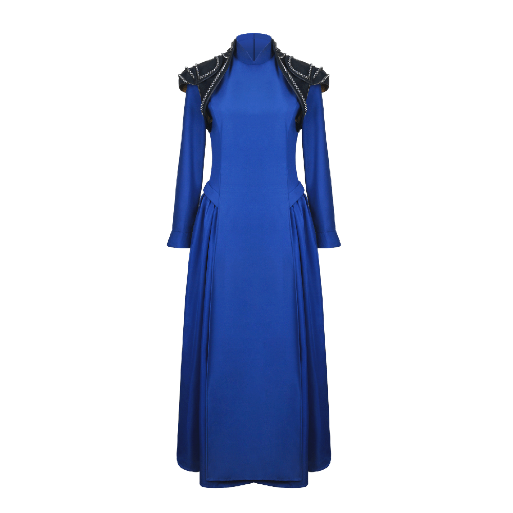 The Wheel of Time Moiraine Damodred Cosplay Dress Vikidoky
