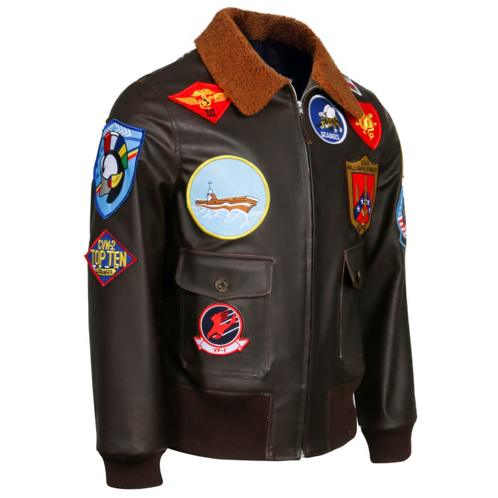 Top Gun 2 Maverick Pilot Aviator Tom Cruise Cosplay Jacket Vikidoky