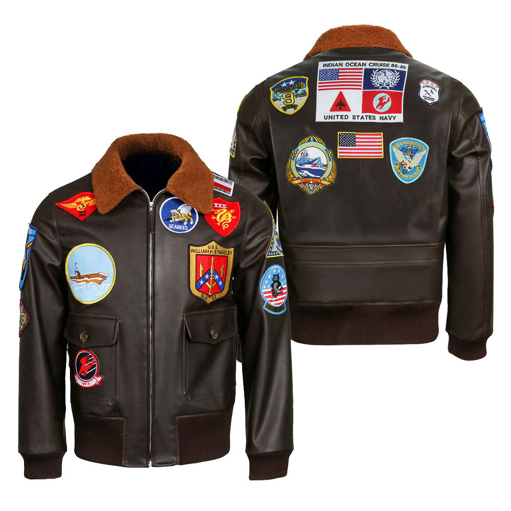 Top Gun 2 Maverick Pilot Aviator Tom Cruise Cosplay Jacket Vikidoky