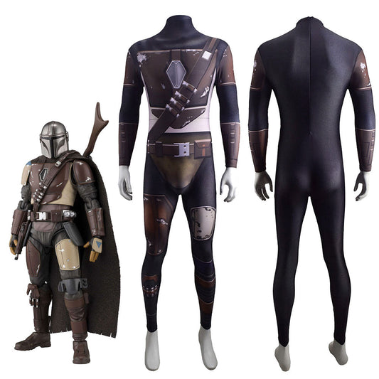 Star Wars The Mandalorian Din Djarin Cosplay Body Suit Adult Kids Vikidoky