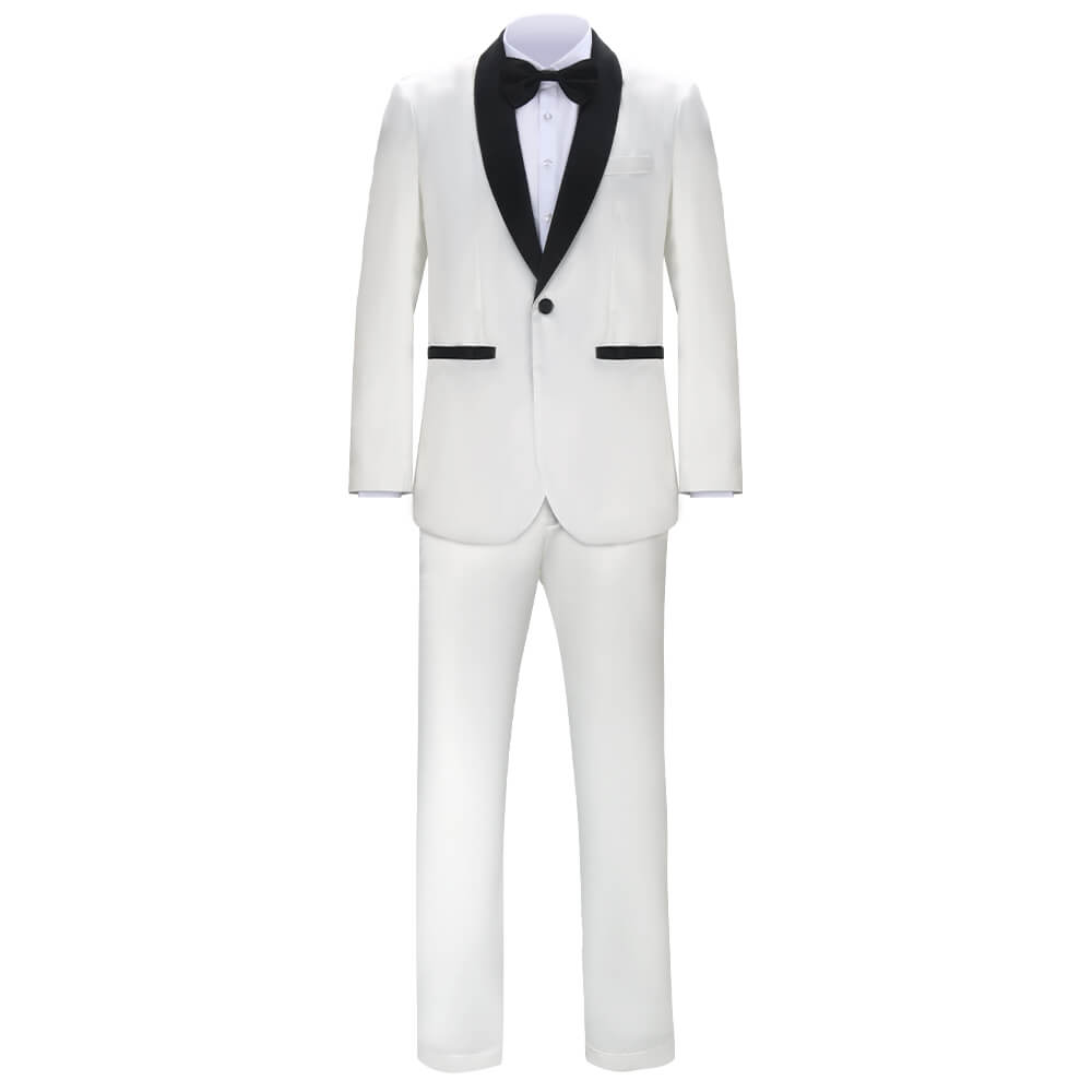 21 Jump Street Schmidt Jenko Cosplay Costume White Suit