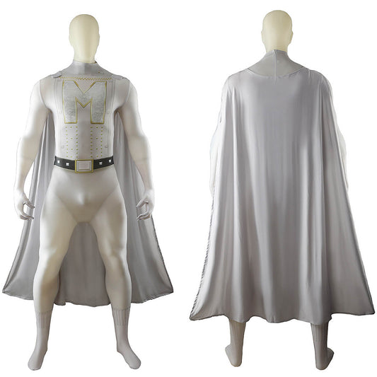 Megamind Metro Man Cosplay Costume Jumpsuit Cape Printed Style