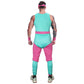 Men's 80s Fitness Costumes Workout Halloween Outfits