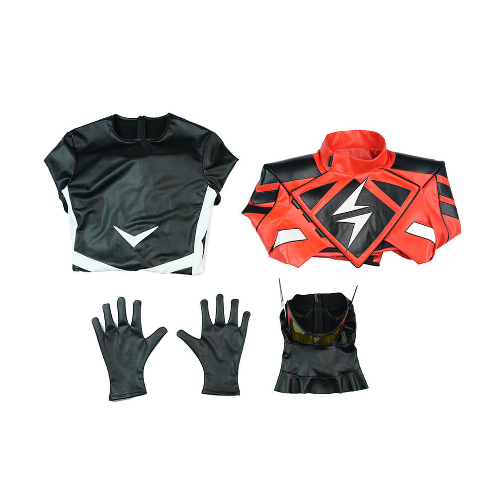 Absolute Wally West Cosplay Costume Superhero Outfits