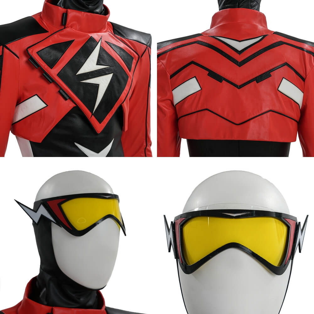 Absolute Wally West Cosplay Costume Superhero Outfits