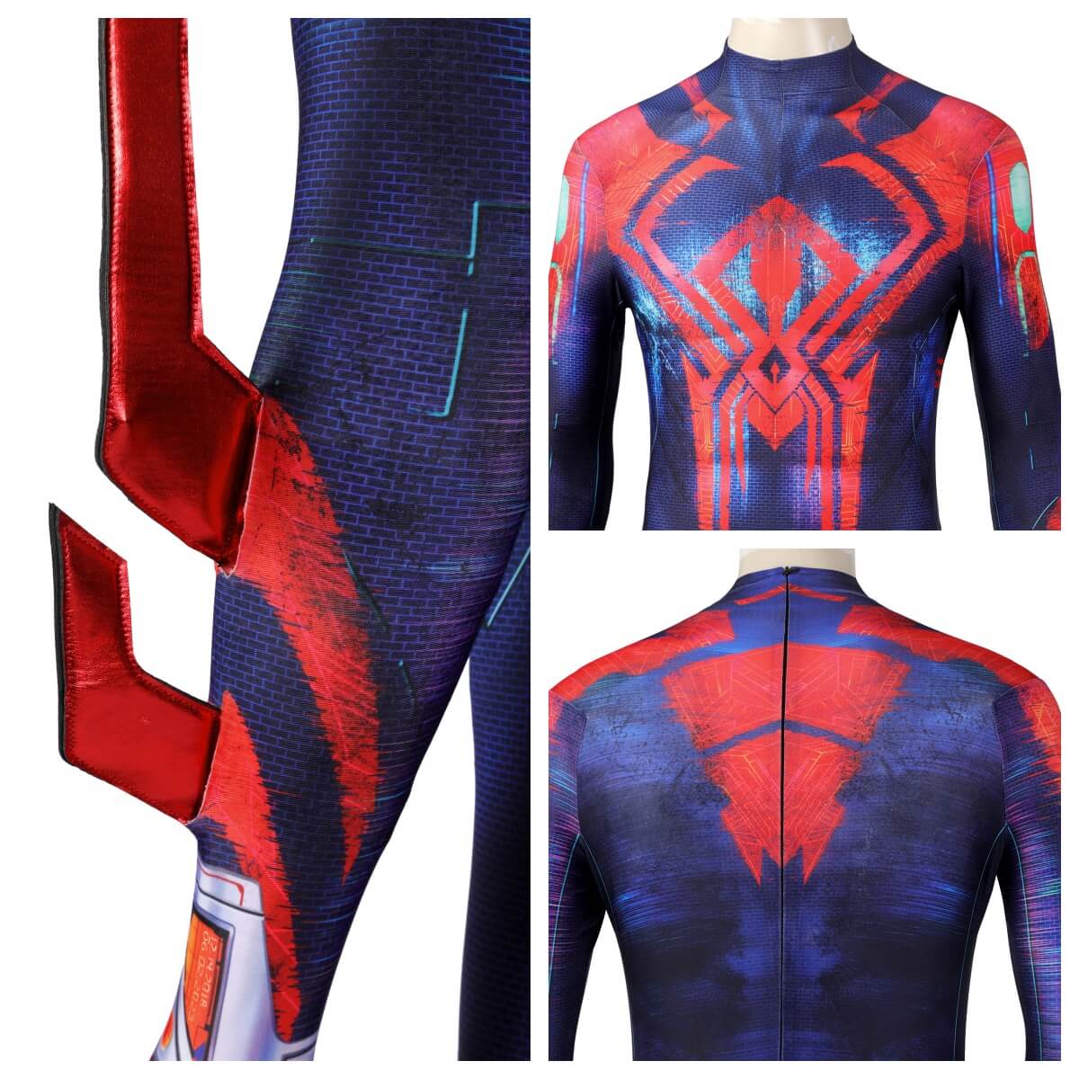 Spiderman 2099 Cosplay Costume Across the Spider-Verse Miguel O'Hara