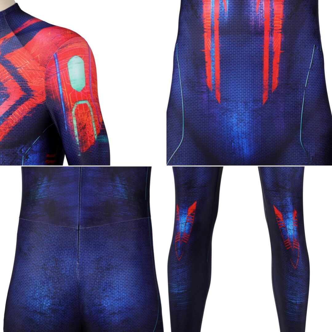 Spiderman 2099 Cosplay Costume Across the Spider-Verse Miguel O'Hara