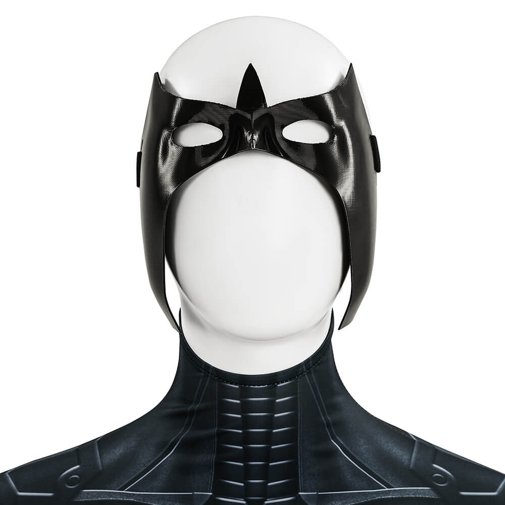 Arkham Knight Dick Grayson Cosplay Costume Jumpsuit Eye Mask