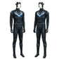 Arkham Knight Dick Grayson Cosplay Costume Jumpsuit Eye Mask