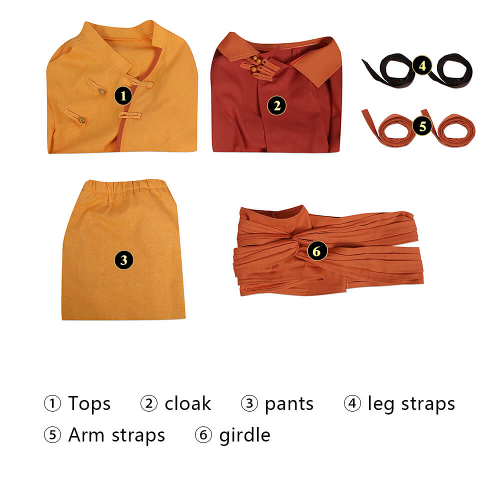 Avatar: The Last Airbender Aang Cosplay Costume