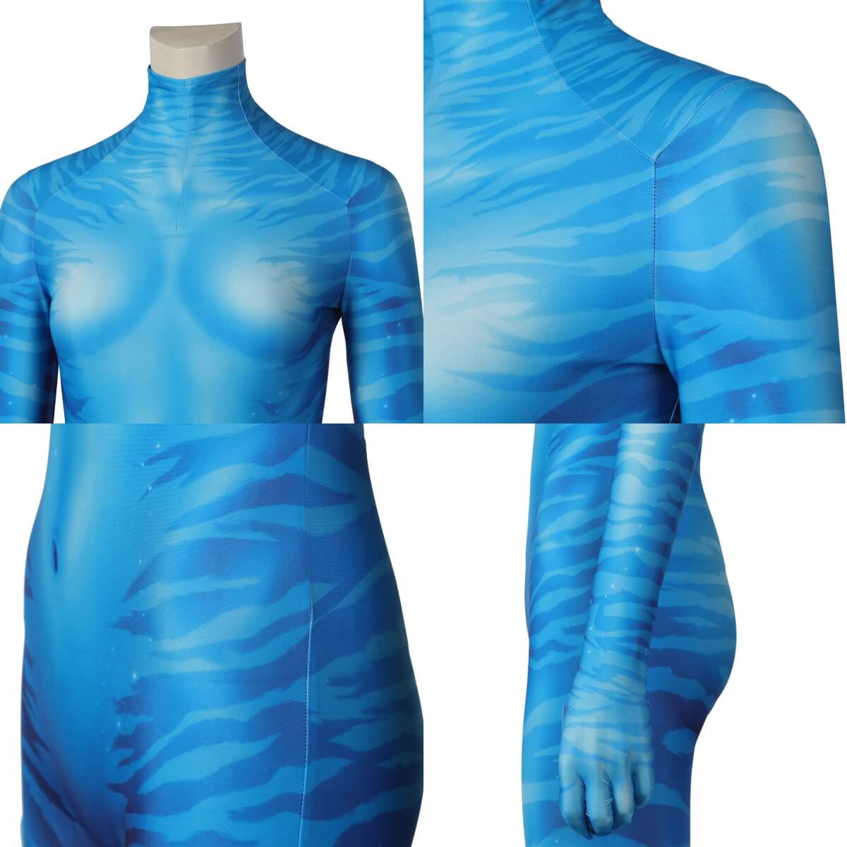 Avatar 2 The Way of Water Neytiri Cosplay Costume Printed Style