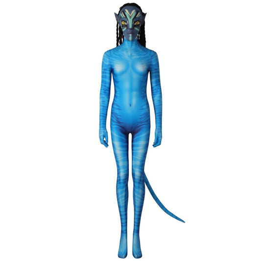 Avatar 2 The Way of Water Neytiri Cosplay Costume Printed Style