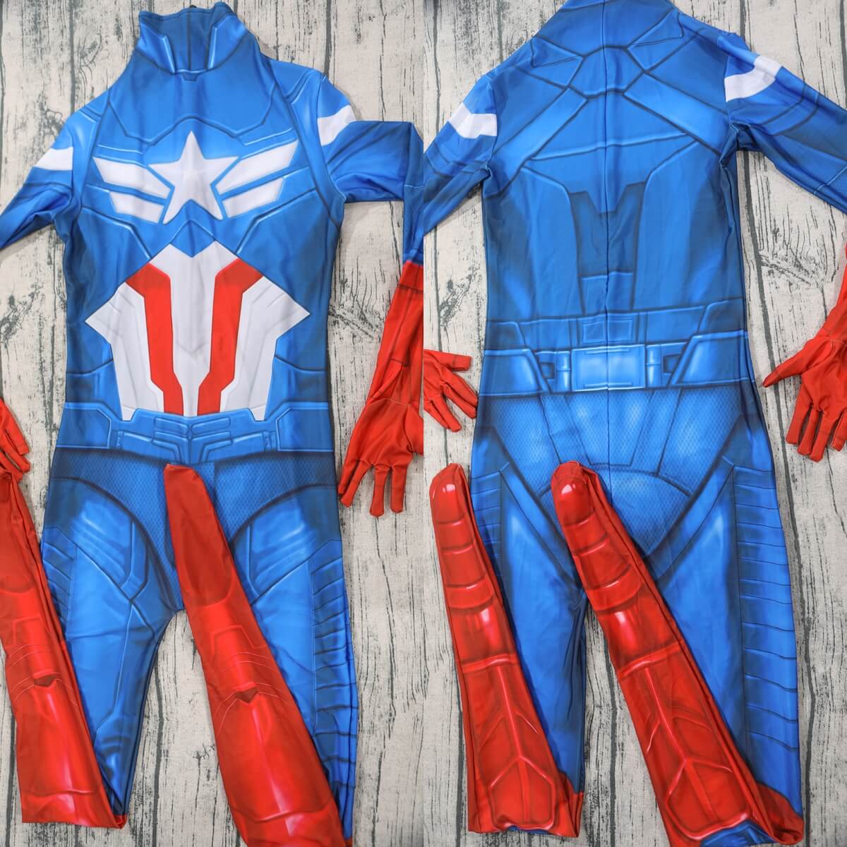 Avengers 5 Doomsday Sam Wilson Captain America Cosplay Costume Jumpsuit