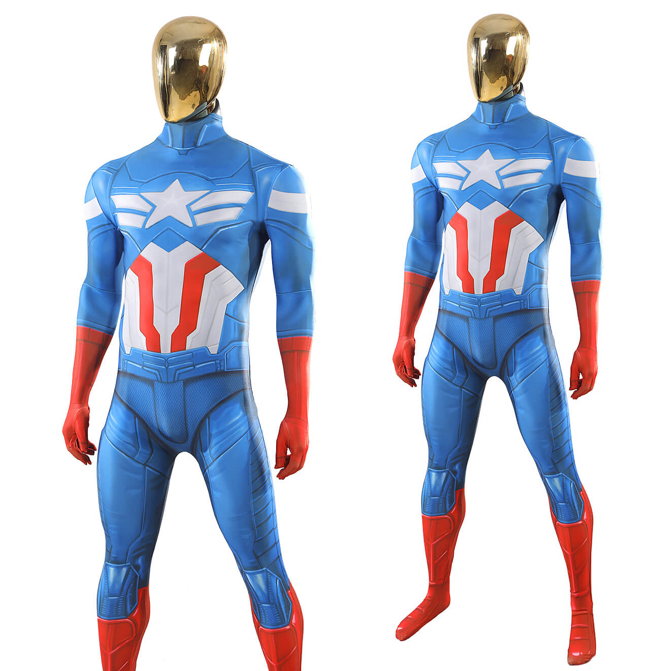 Avengers 5 Doomsday Sam Wilson Captain America Cosplay Costume Jumpsuit