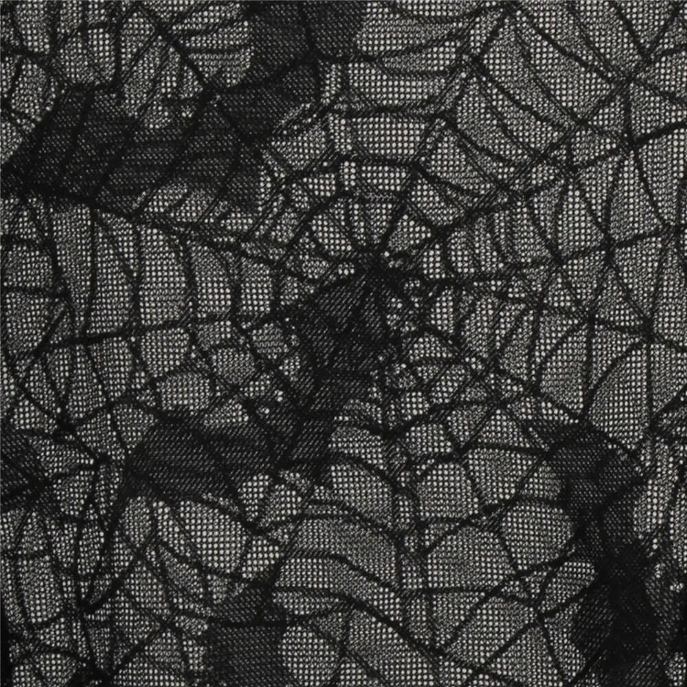 Spider Webs Bats Poncho Halloween Costume