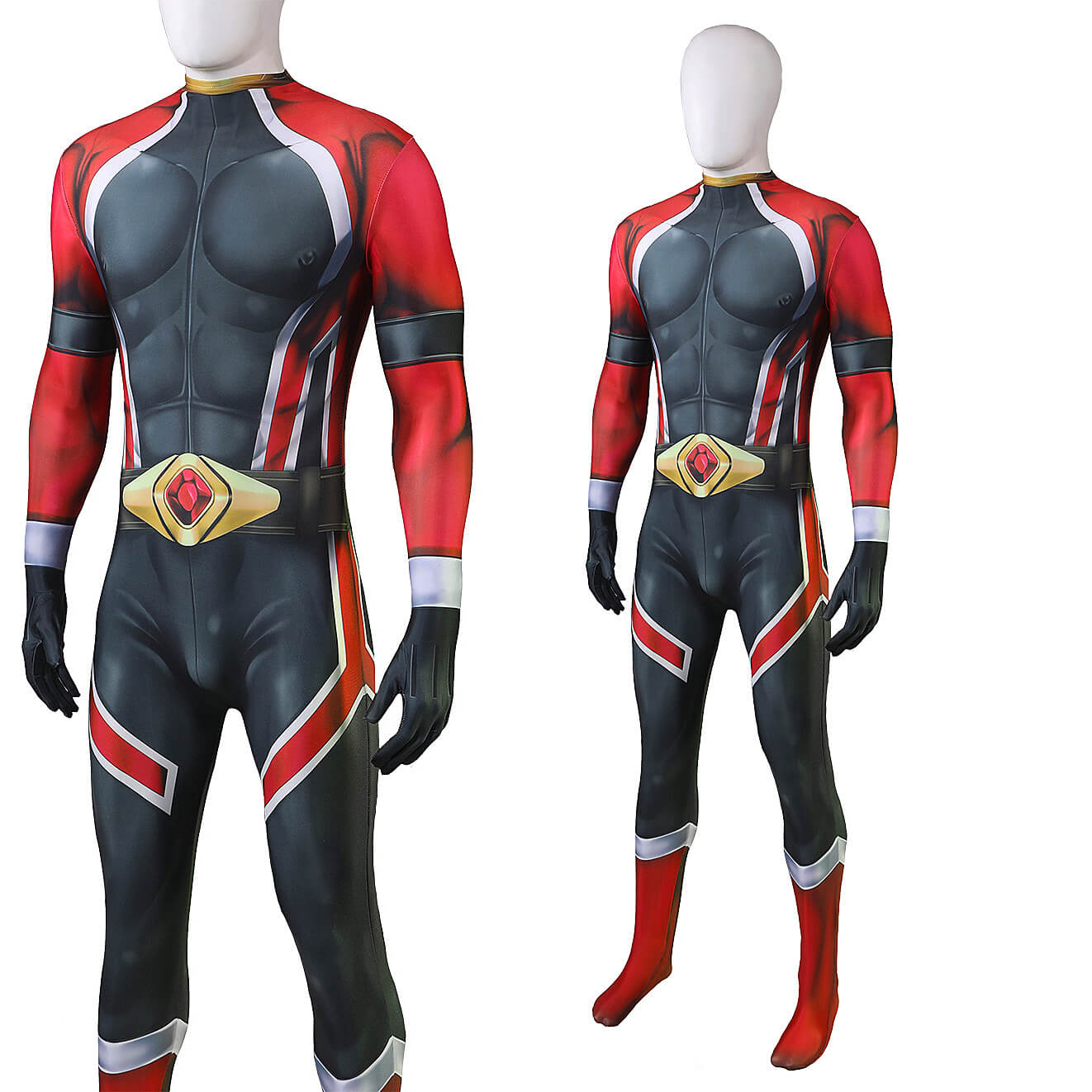 Battle Blaze Tomoki Akaishi Cosplay Costume Blaze Red Jumpsuit