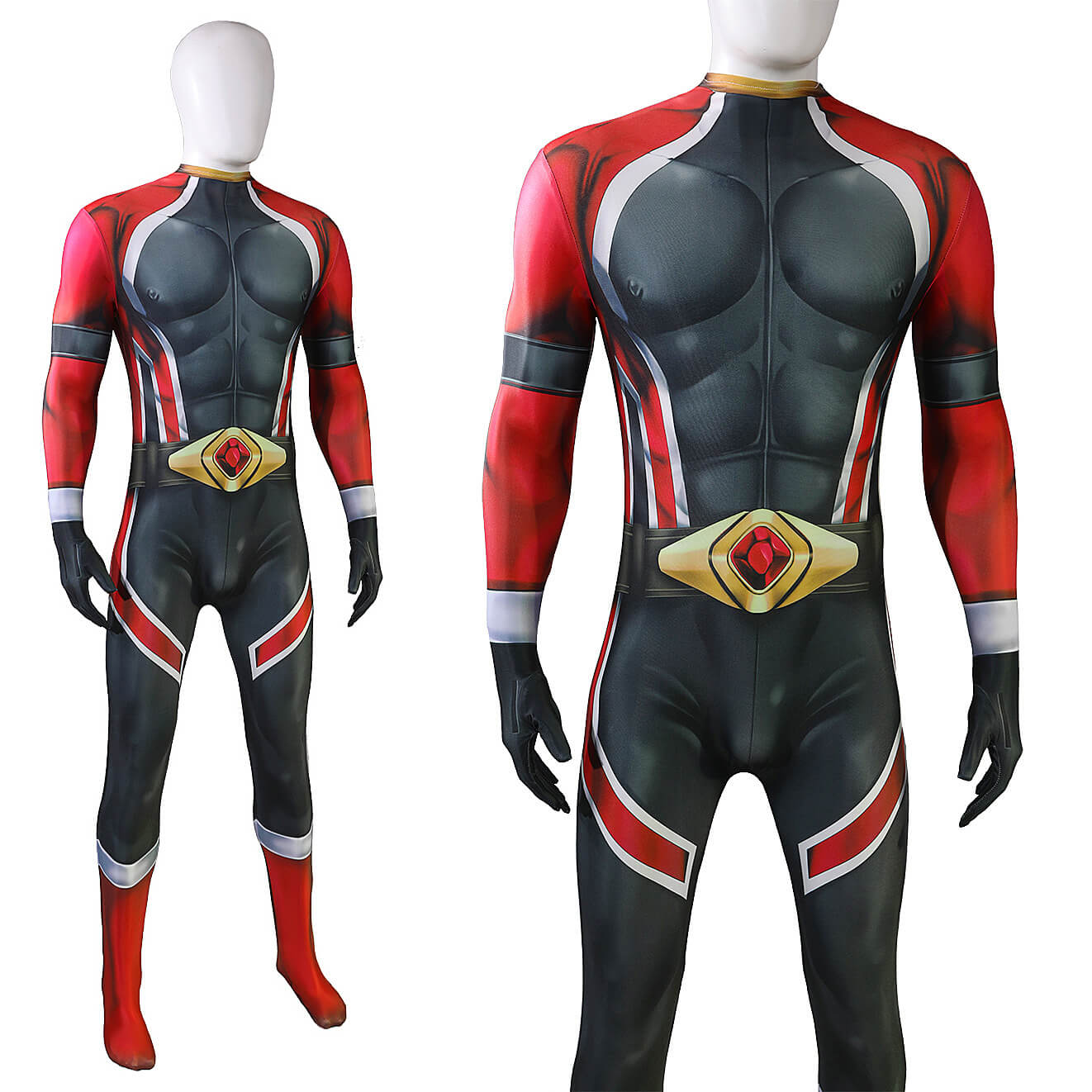Battle Blaze Tomoki Akaishi Cosplay Costume Blaze Red Jumpsuit