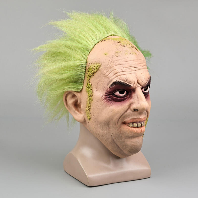 Beetlejuice Betelgeuse Head Mask Cosplay Props for Halloween