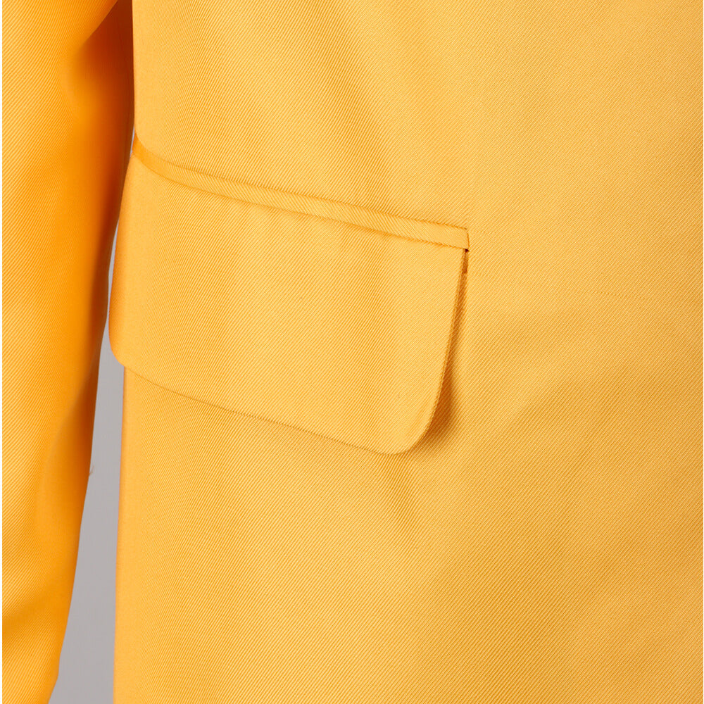 Beetlejuice Shrunken Head Bob Yellow Suit Cosplay Costume Vikidoky