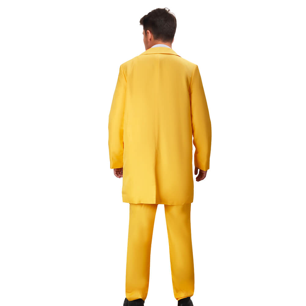 Beetlejuice Shrunken Head Bob Yellow Suit Cosplay Costume Vikidoky