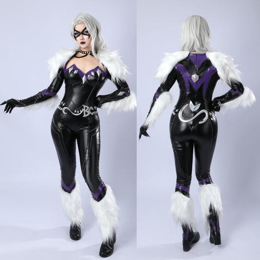 Marvel Rivals Black Cat Cosplay Costume Default Style