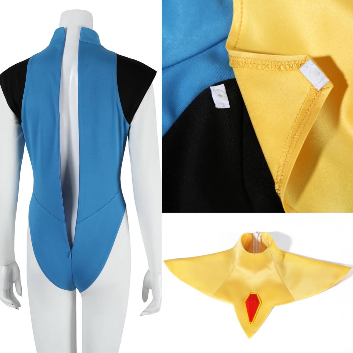 Blonde Blazer Cosplay Costume Mandy Superhero Outfits