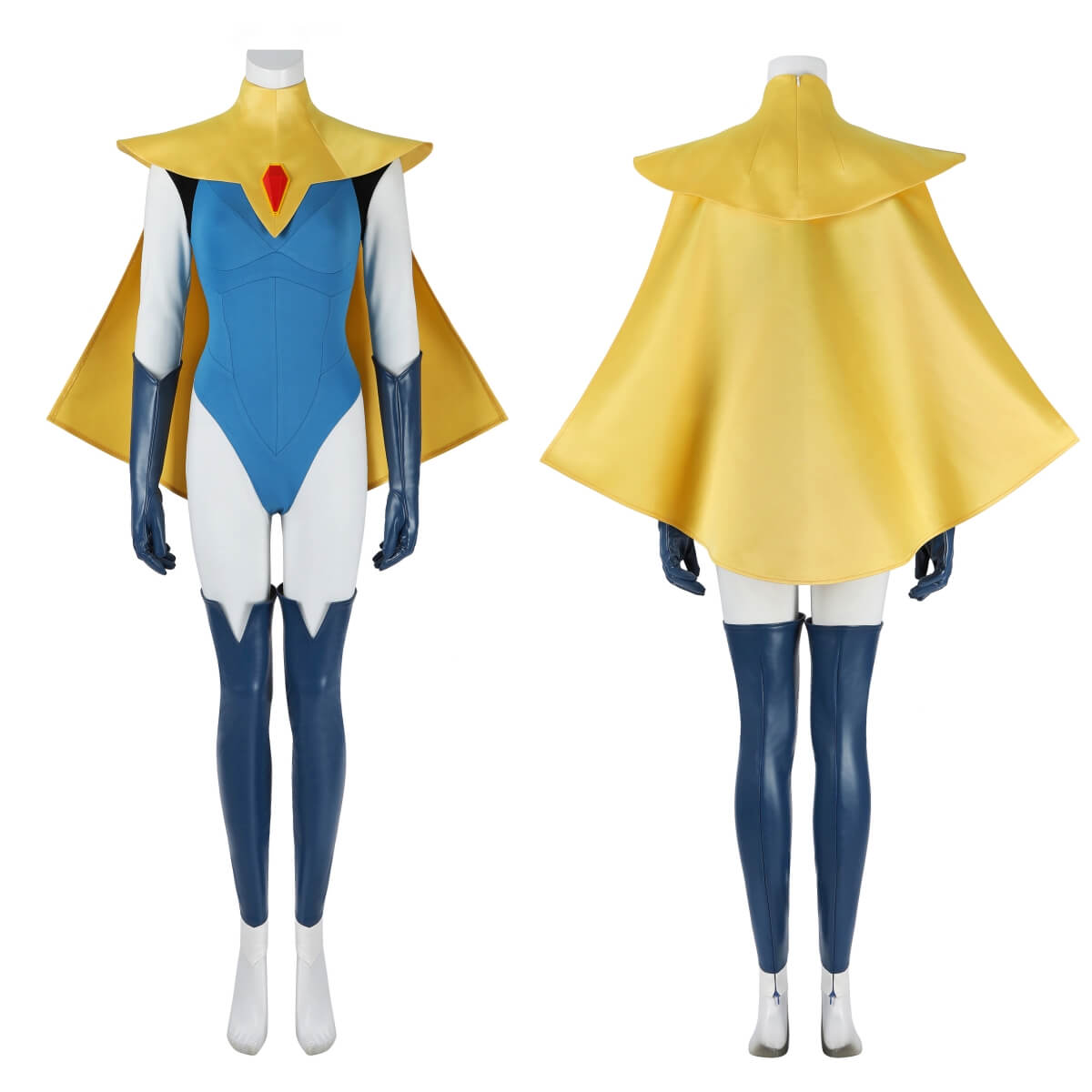 Blonde Blazer Cosplay Costume Mandy Superhero Outfits