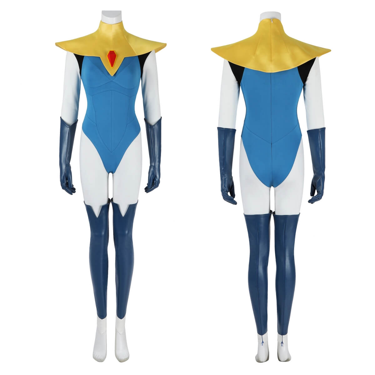 Blonde Blazer Cosplay Costume Mandy Superhero Outfits