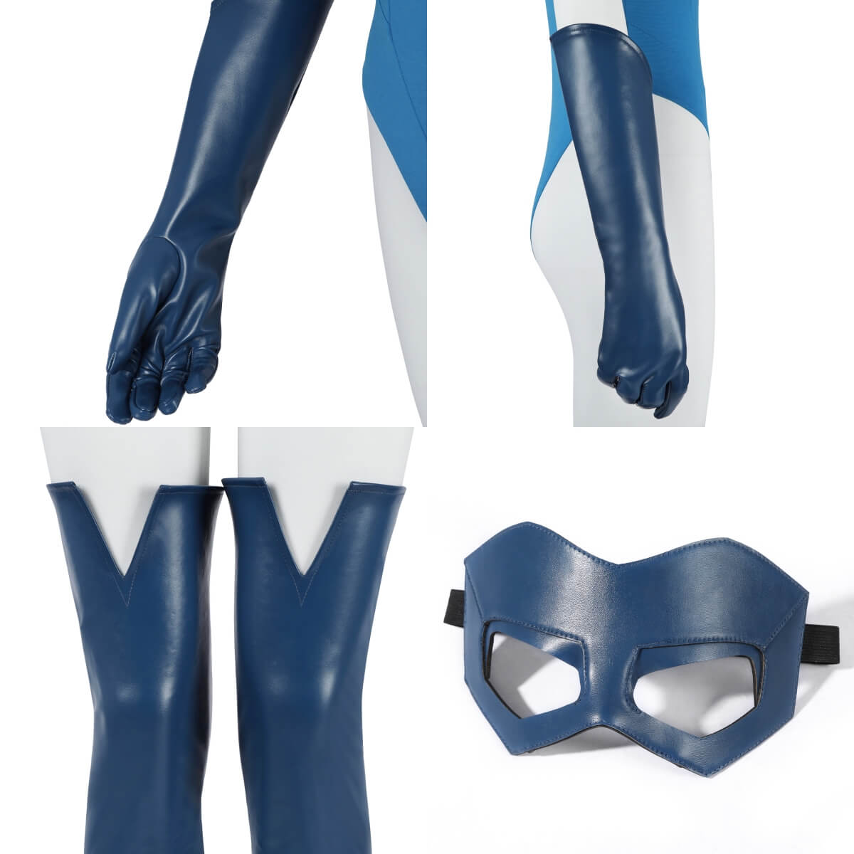 Blonde Blazer Cosplay Costume Mandy Superhero Outfits