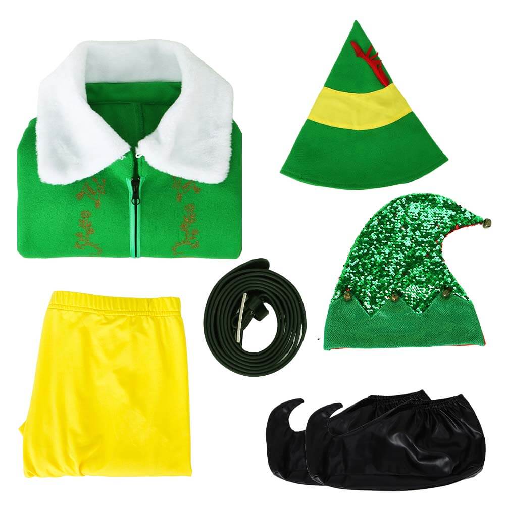 Buddy The Elf Christmas Costume Cosplay Vikidoky