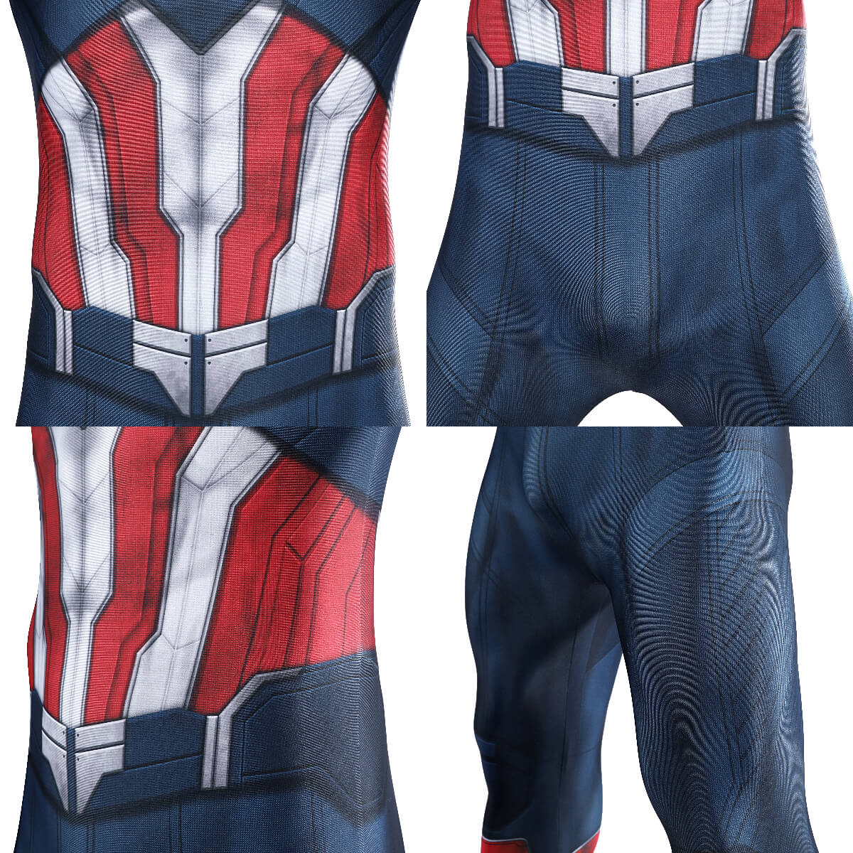 Captain America Brave New World Sam Wilson Cosplay Costume Superhero Suit Printed Style