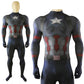 Avengers 5 Doomsday Captain America Cosplay Costume Printed Bodysuit