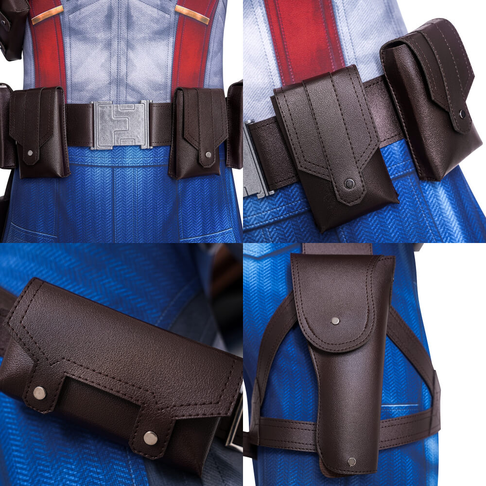Captain America: The First Avenger Steve Rogers Cosplay Costume 3D Printed Vikidoky