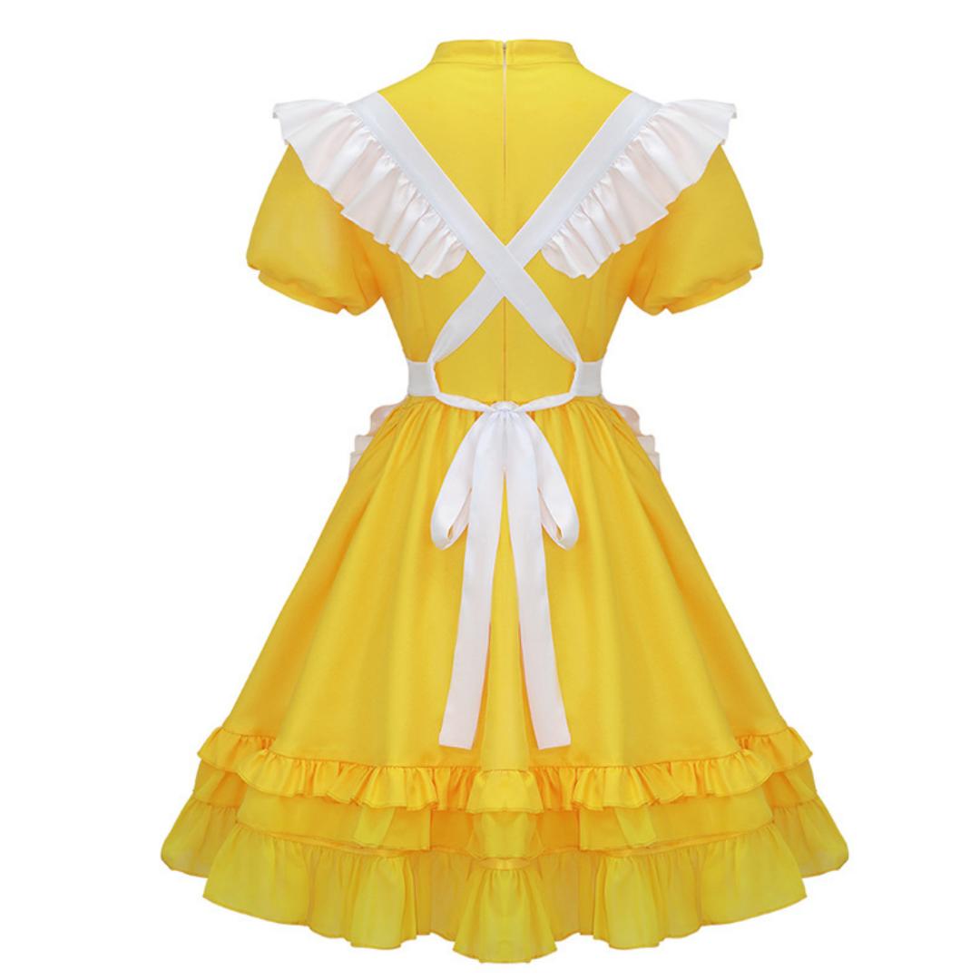 Chica the Chicken Cosplay Costume Maid Dress