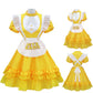 Chica the Chicken Cosplay Costume Maid Dress