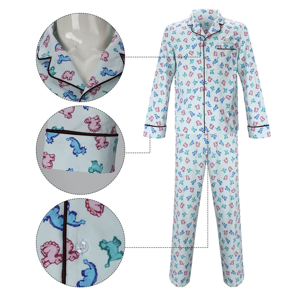 Vikidoky Clark Griswold Dinosaur Pajamas National Lampoon's Christmas
