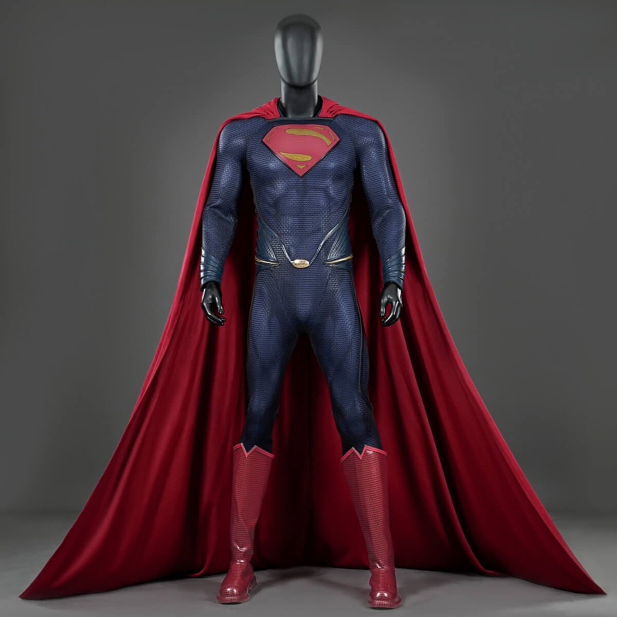 Clark Kent Cosplay Costume Top Level Man of Steel