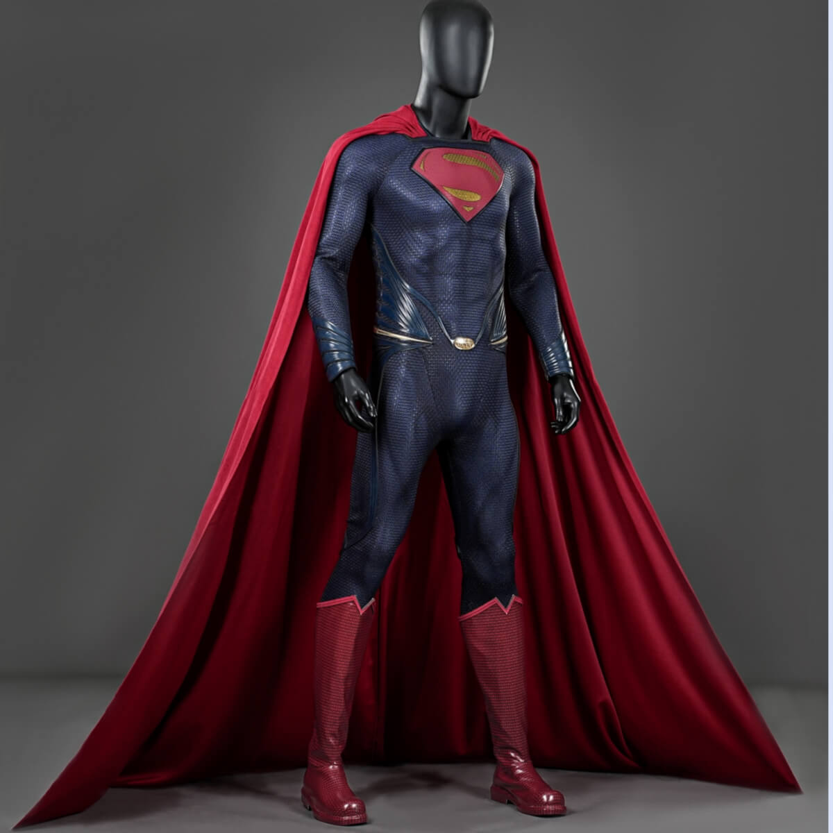 Clark Kent Cosplay Costume Top Level Man of Steel