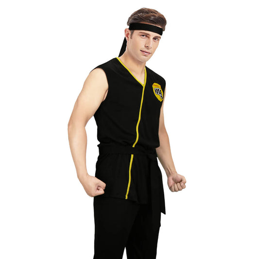 Cobra Kai Cosplay Costume Karate Kid Robby Keene Uniform New Edition